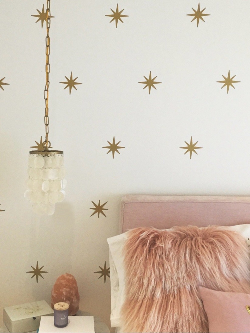 100 Vinyl, Mid-Century, Modern Starburst wall Decals